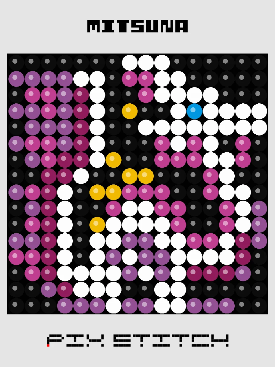 Mitsuna Pixel Art product image (1)