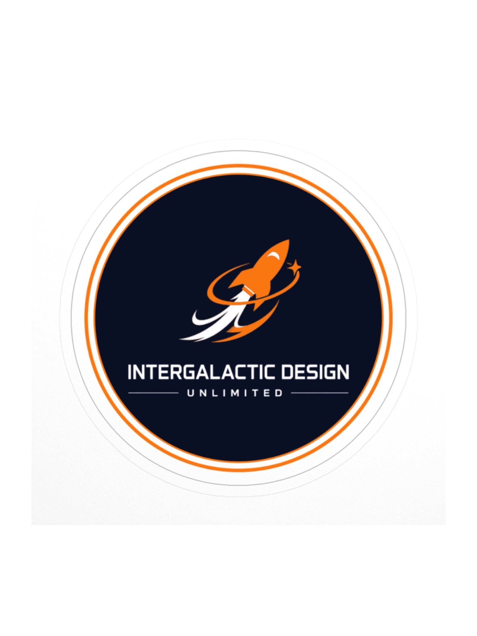 Rocket Ring Logo Sticker (3 in) product image (1)