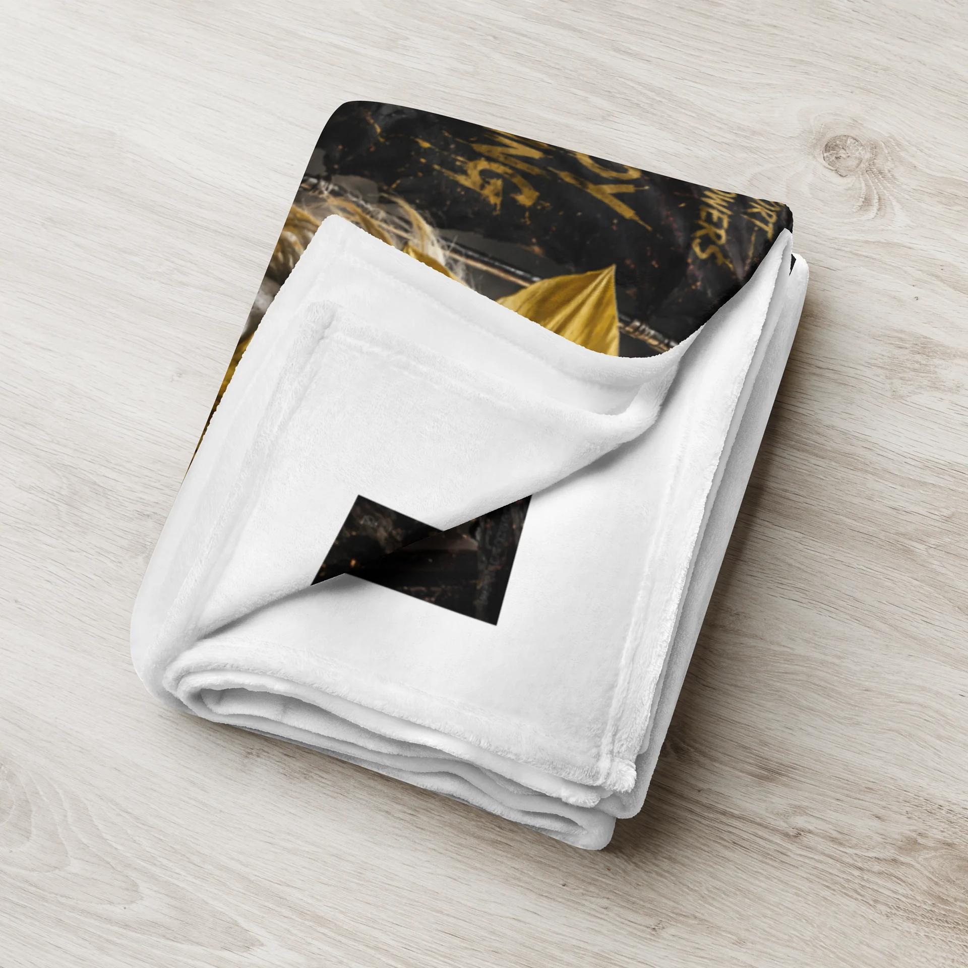 Dafficorn "Smell the Flowers" Throw Blanket product image (8)