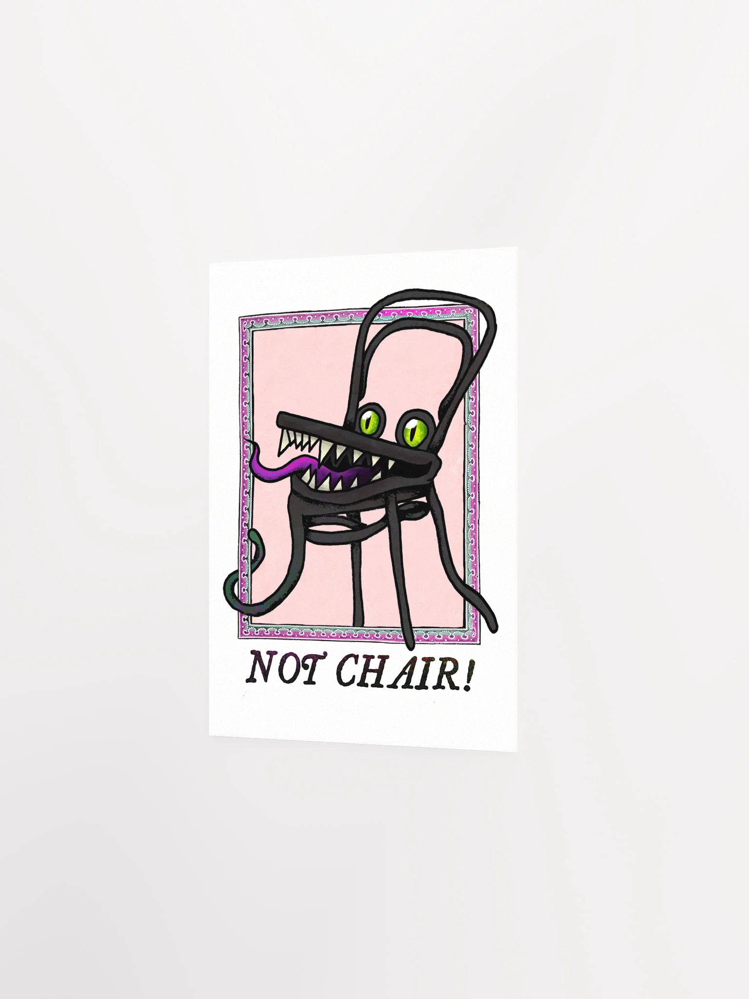 NOT CHAIR! Poster product image (6)
