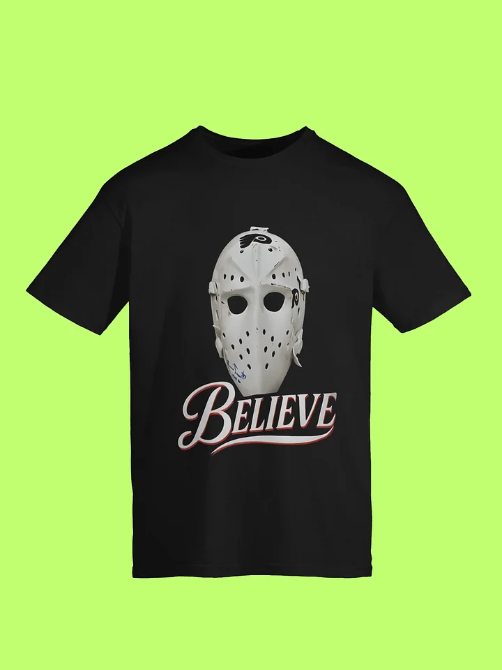 Bernie Parent Ice Hockey Mask Believe Shirt product image (114)