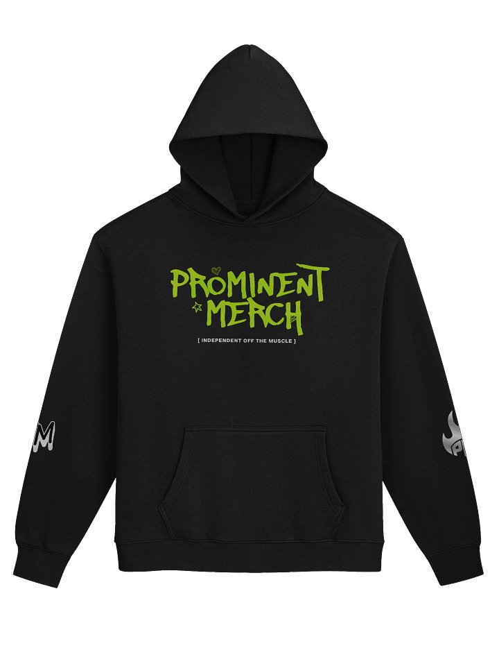 Neon Green Prominent Merch Manifest Hoodies product image (4)