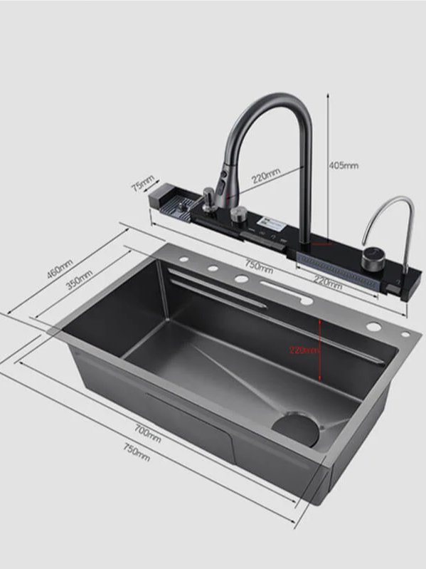 Kitchen smart sink Doj500 product image (9)