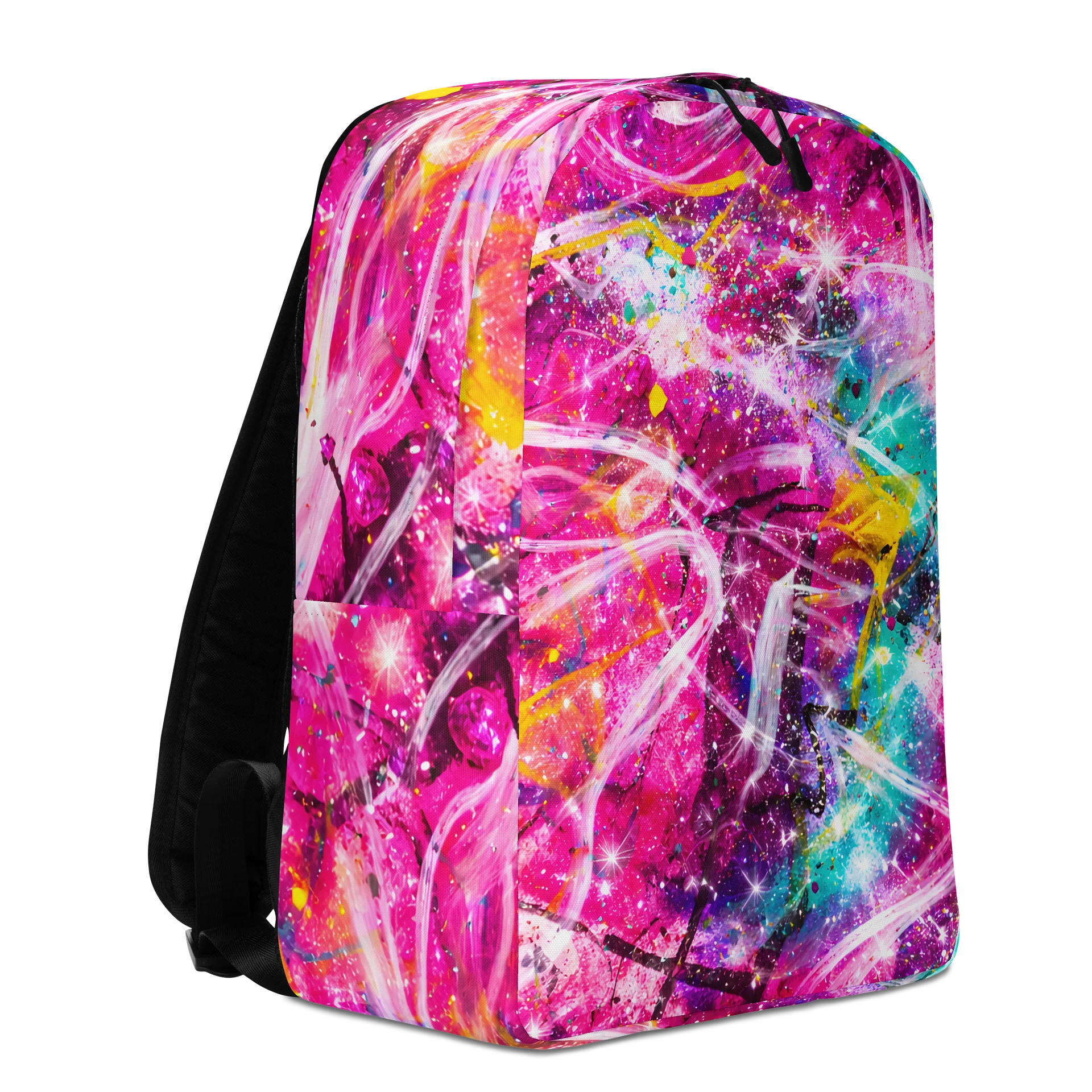 Neon Chaos All-Over Print Backpack product image (3)