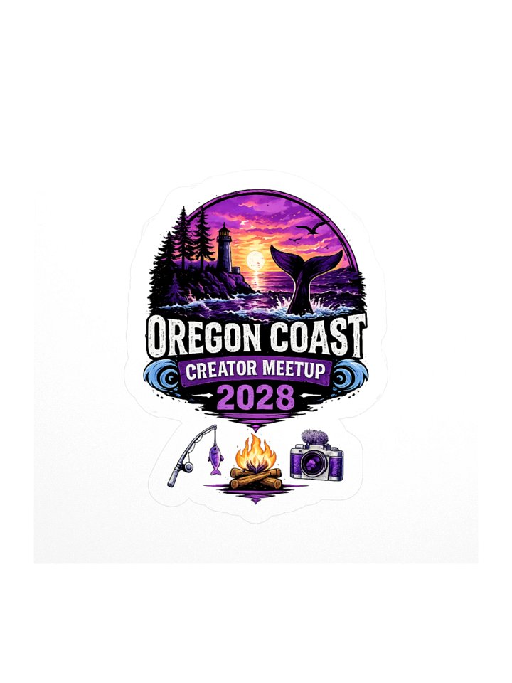 Oregon Coast Meetup Sticker product image (1)