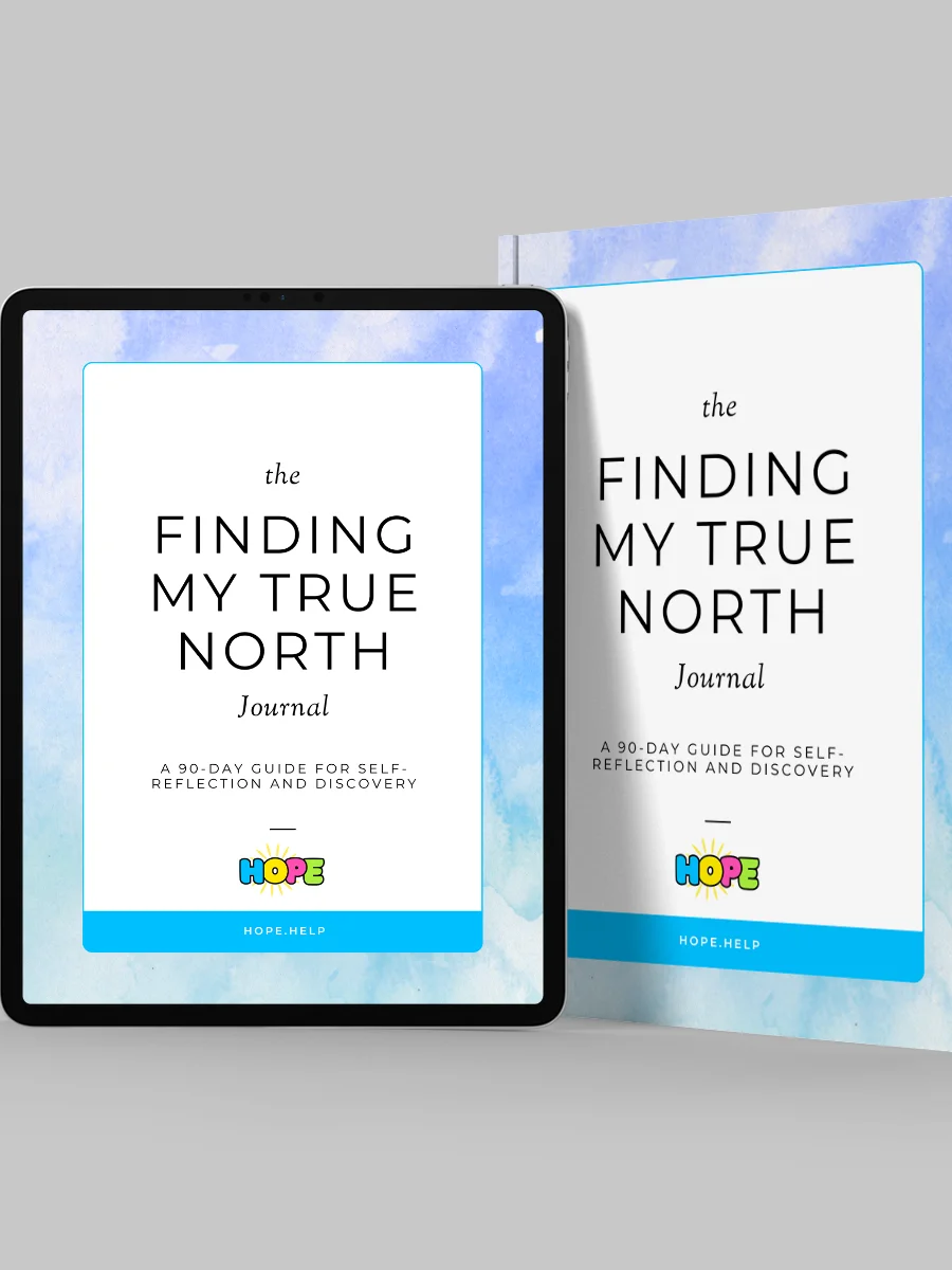 Finding My True North Journal: A 90-Day Guide to Self-Reflection and Discovery product image (1)