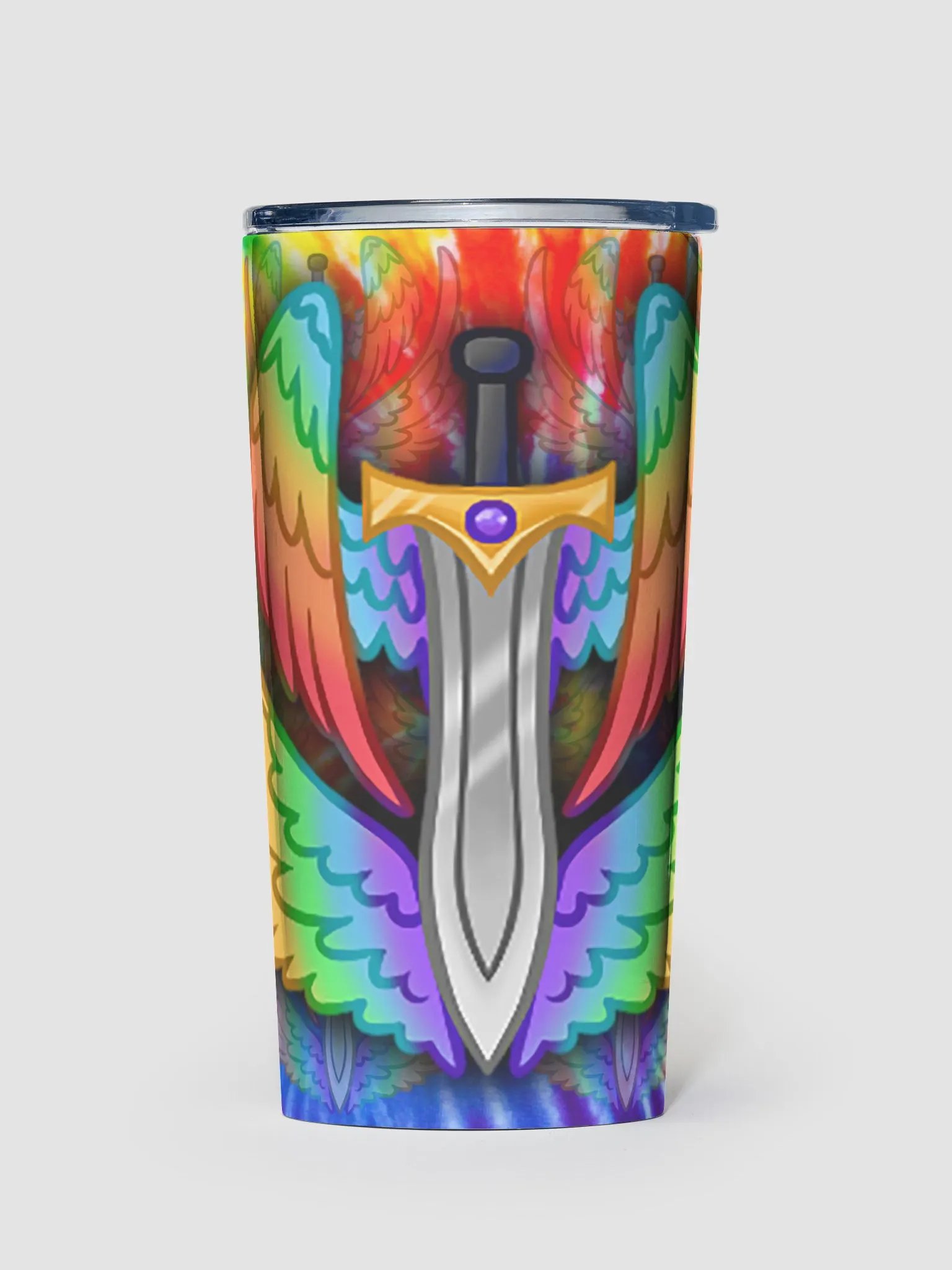 Dreamy Pride Badge Tumbler product image (1)