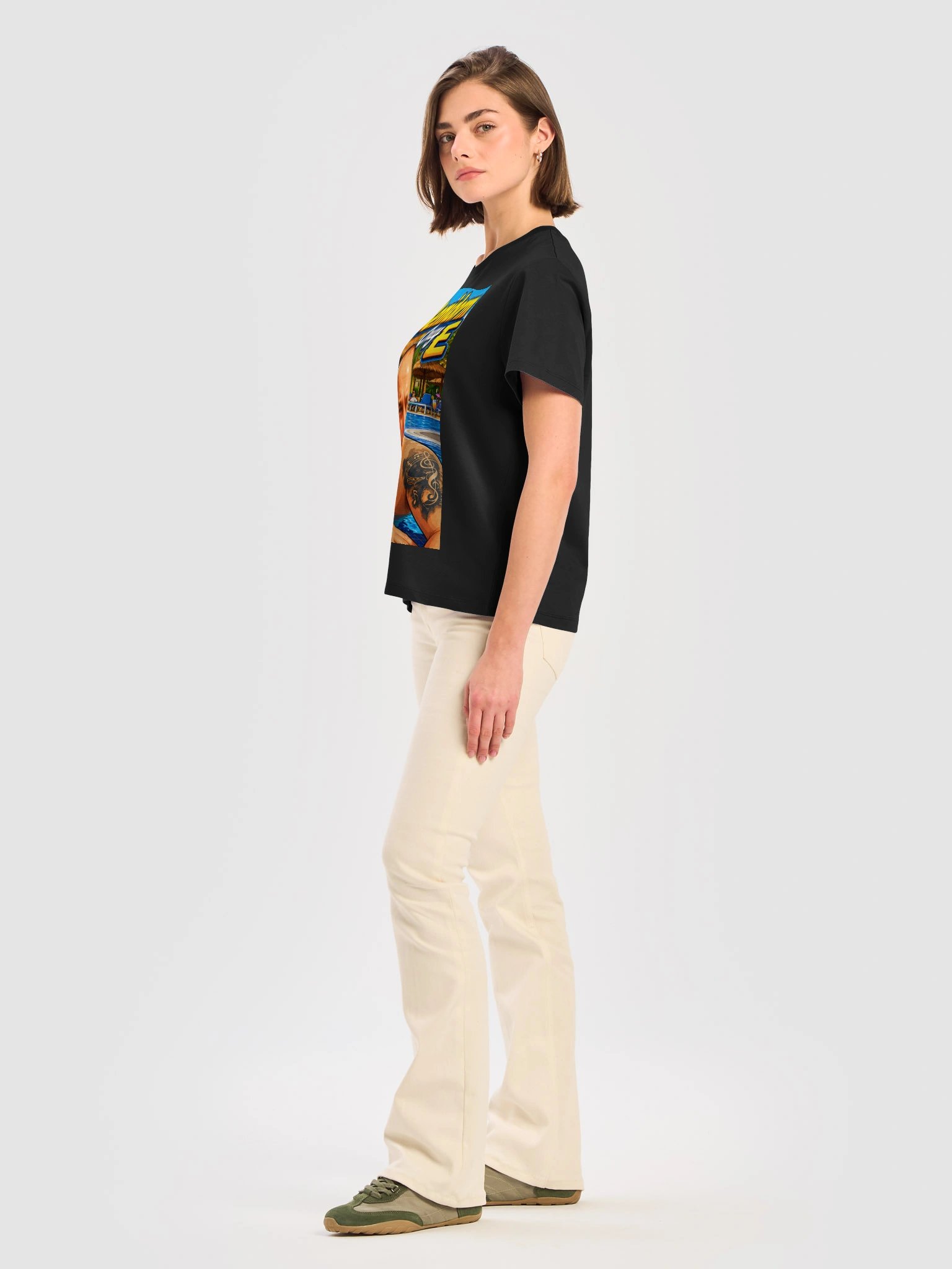 Benidorm Crazy E Poolside Tee Ladies product image (39)