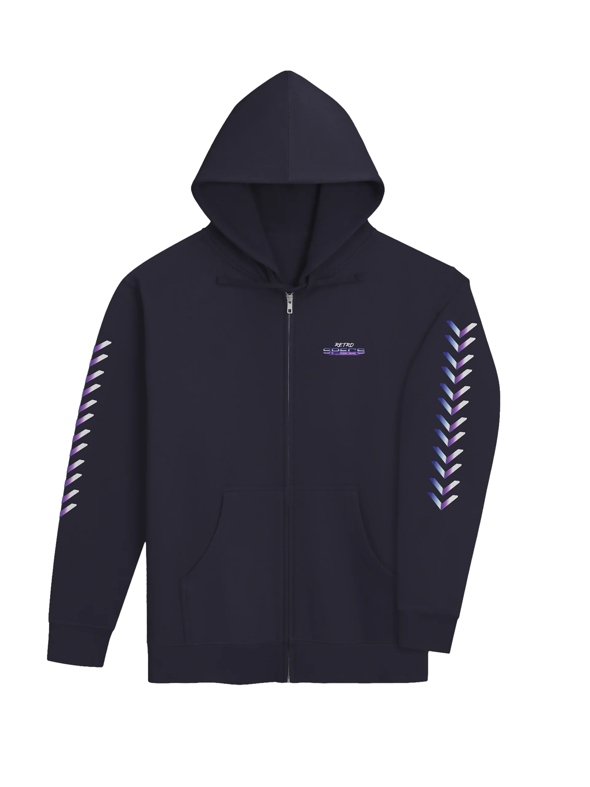 RETRO SPECS: Fleece Zip Up Hoodie product image (4)