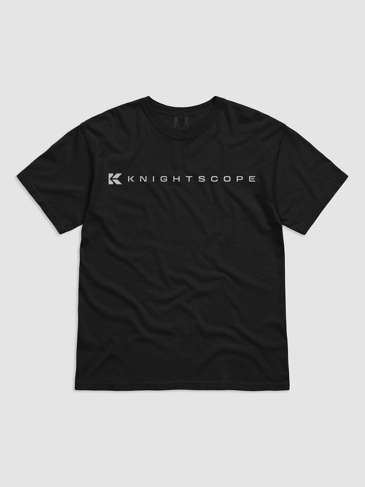 Knightscope Emblem Comfort Tee - White on Black or Grey product image (1)