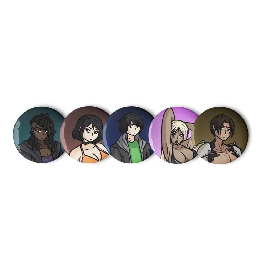 Obsidian Blaze Character Pin Set product image (1)