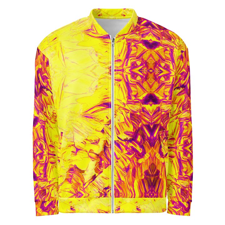 Kaleidoscopic Dream Sequenze | Bomber Jacket - Magenta & Yellow product image (1)