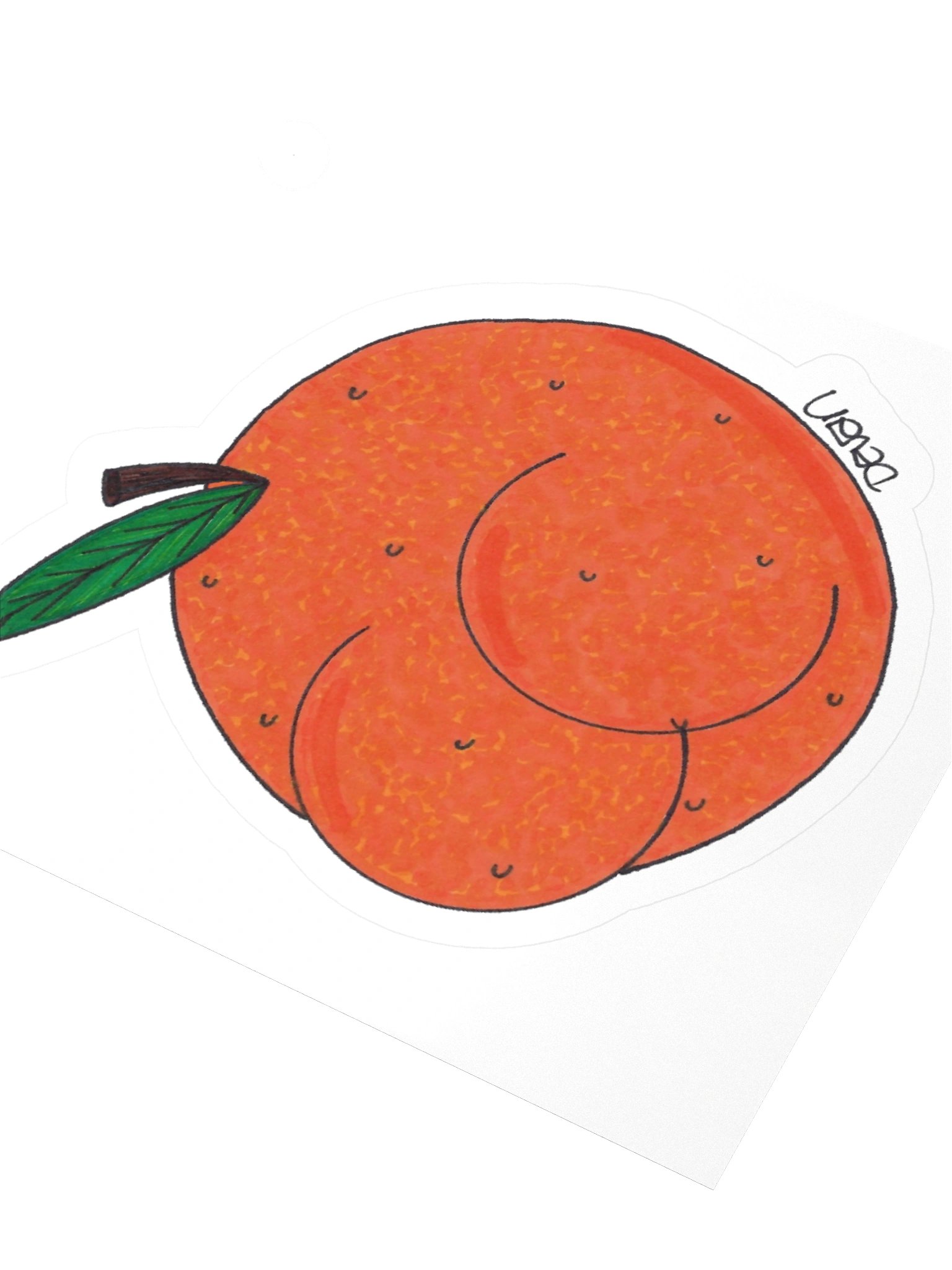 Butts: Orange Sticker product image (3)