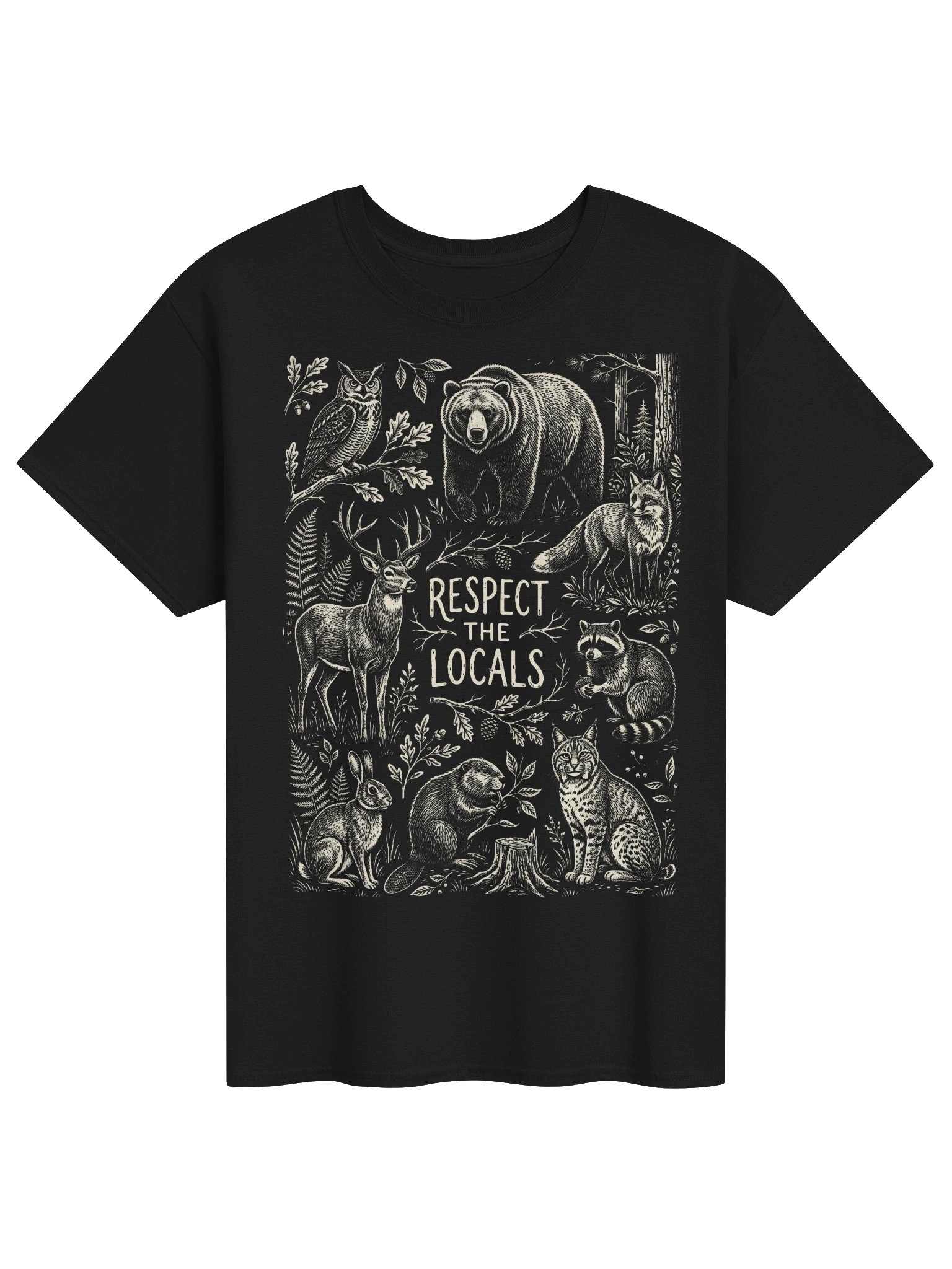 Wildlife T-Shirt | Make Room for Wild | Backyard Habitat product image (1)