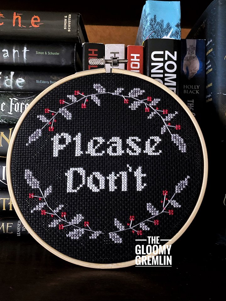 Please Don't - Cross Stitch Pattern product image (1)
