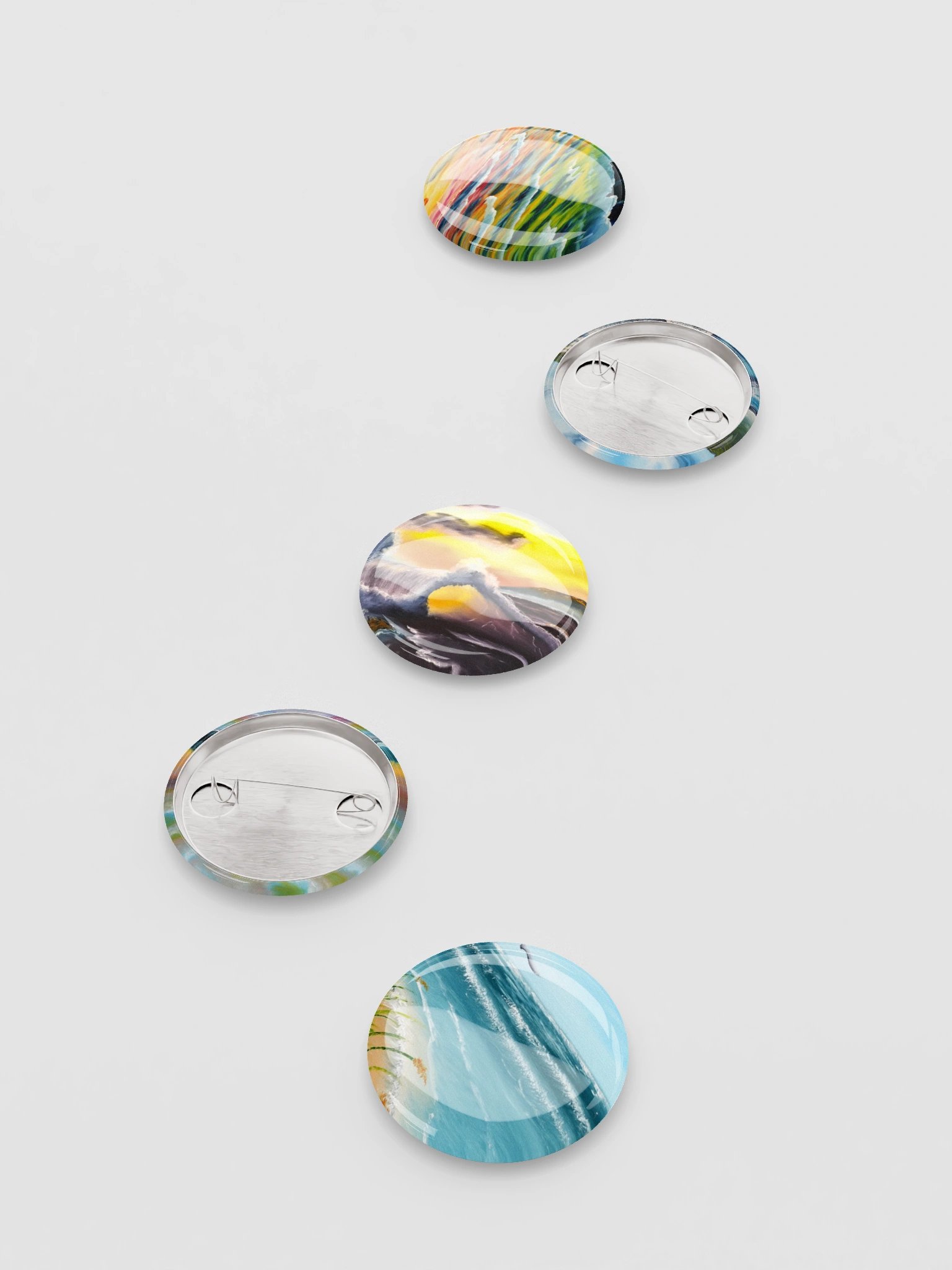Art Button Pins - Ocean Vibes product image (4)