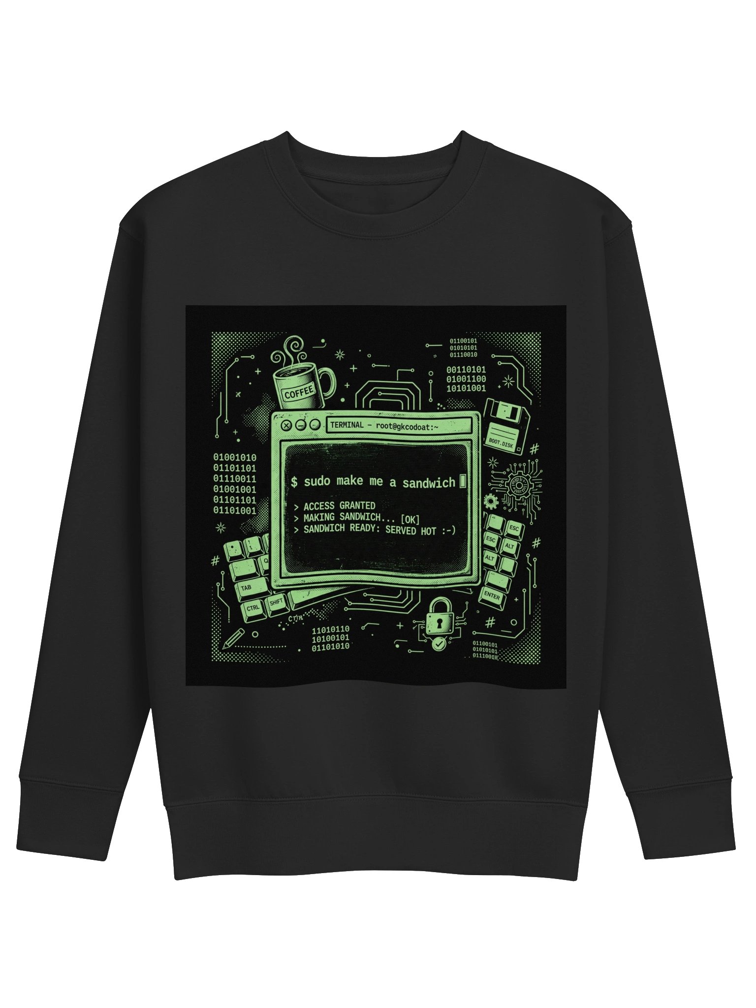 Sudo Make Me a Sandwich Sweatshirt product image (1)
