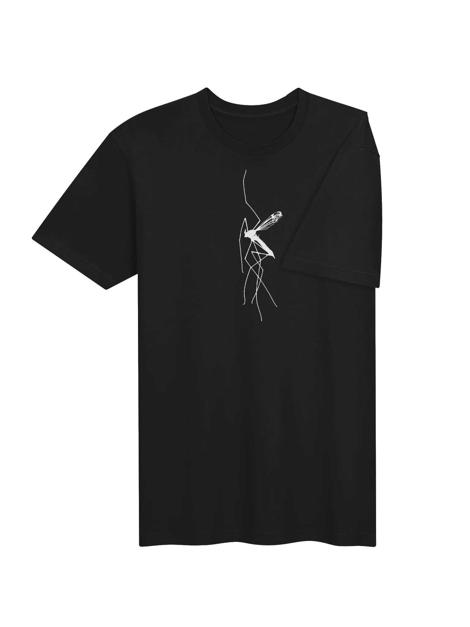 Mosquito Scan, 1993 — White Print T-Shirt
