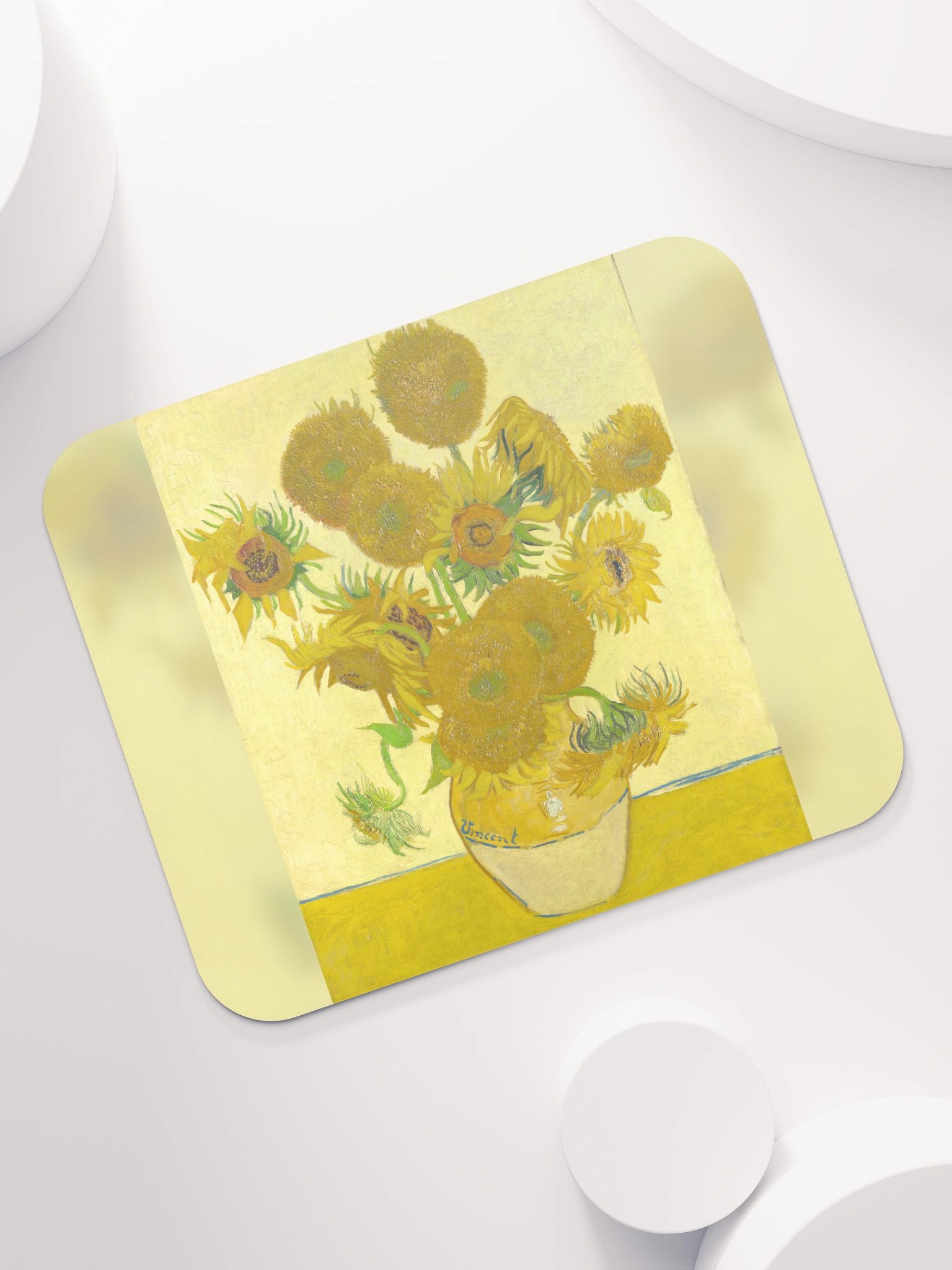 Van Gogh – Sunflowers Mouse Pad product image (7)