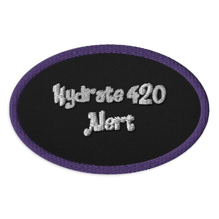 Hydrate 420 Alert Embroidered Patch product image (1)
