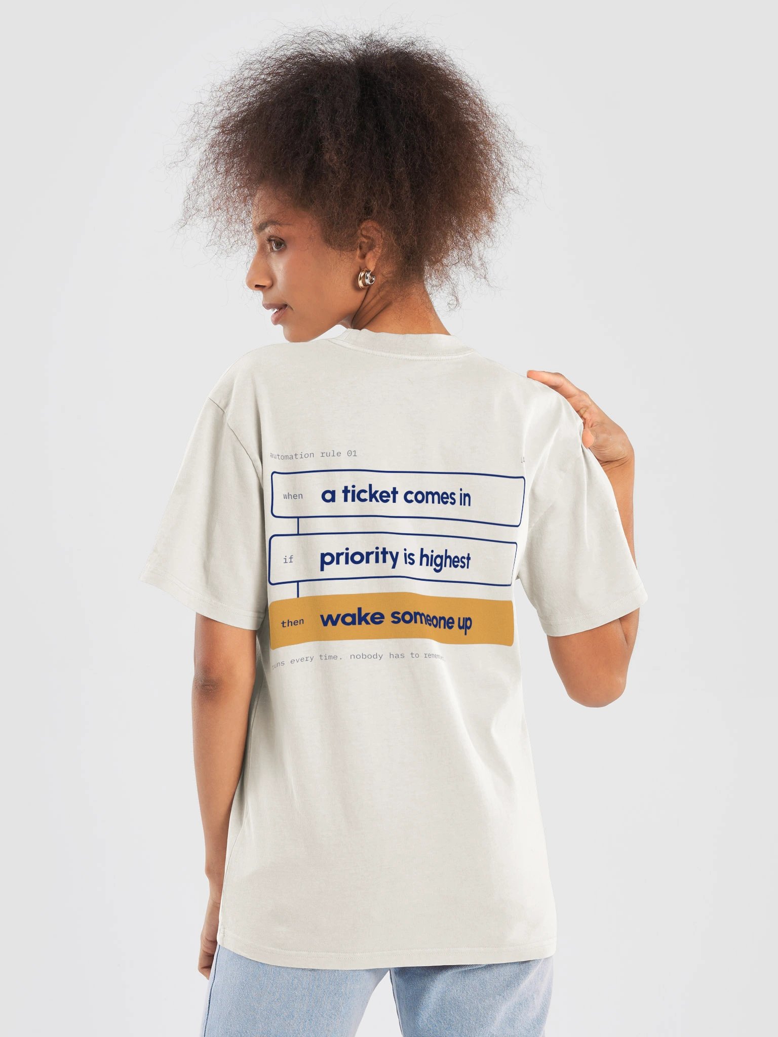 Automation rule tee, bone product image (11)