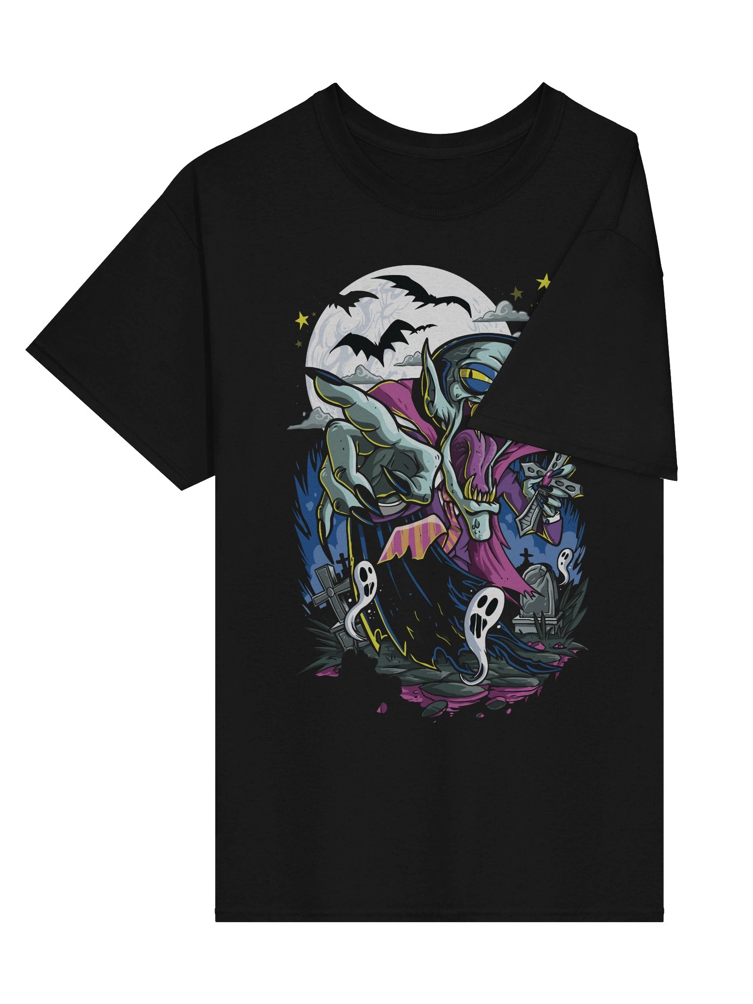 Moonlight Menace T-Shirt - Unisex T-Shirt – Premium Printed T-Shirt for Everyday Casual & Streetwear product image (3)