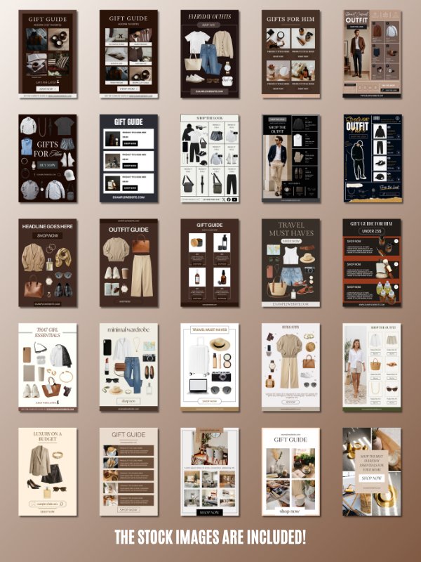 Affiliate & Gift Guide Canva Templates for LTK, ShopMy & Pinterest product image (2)