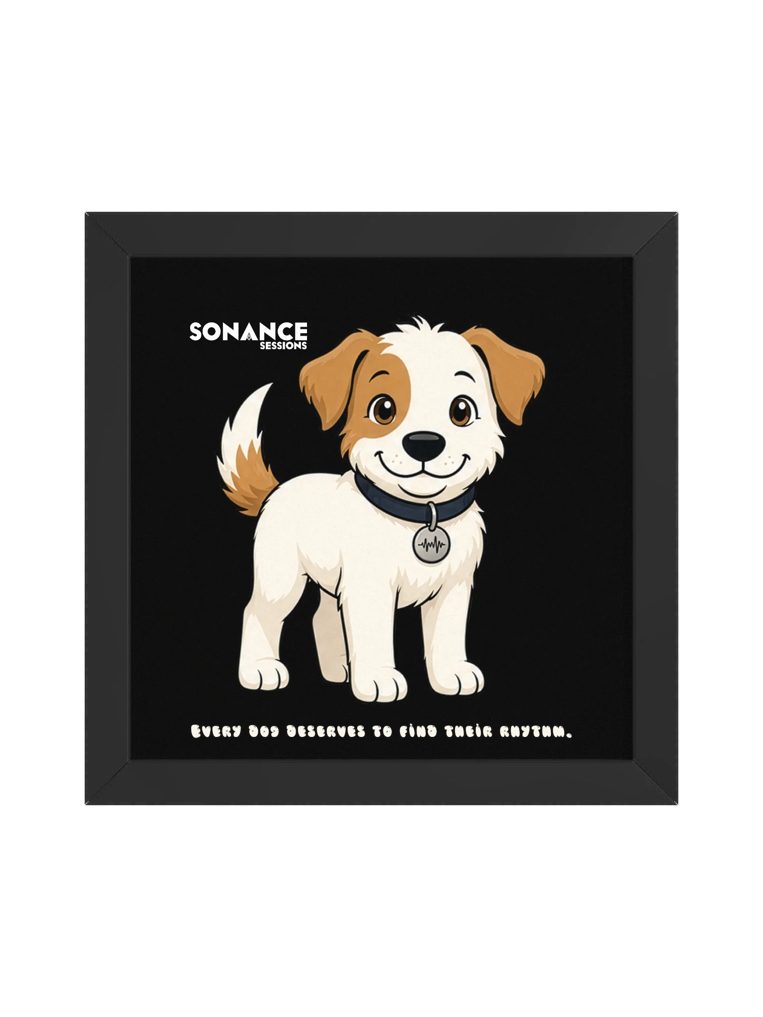 Sonance Dog Framed Matte Poster (Stand) product image (1)