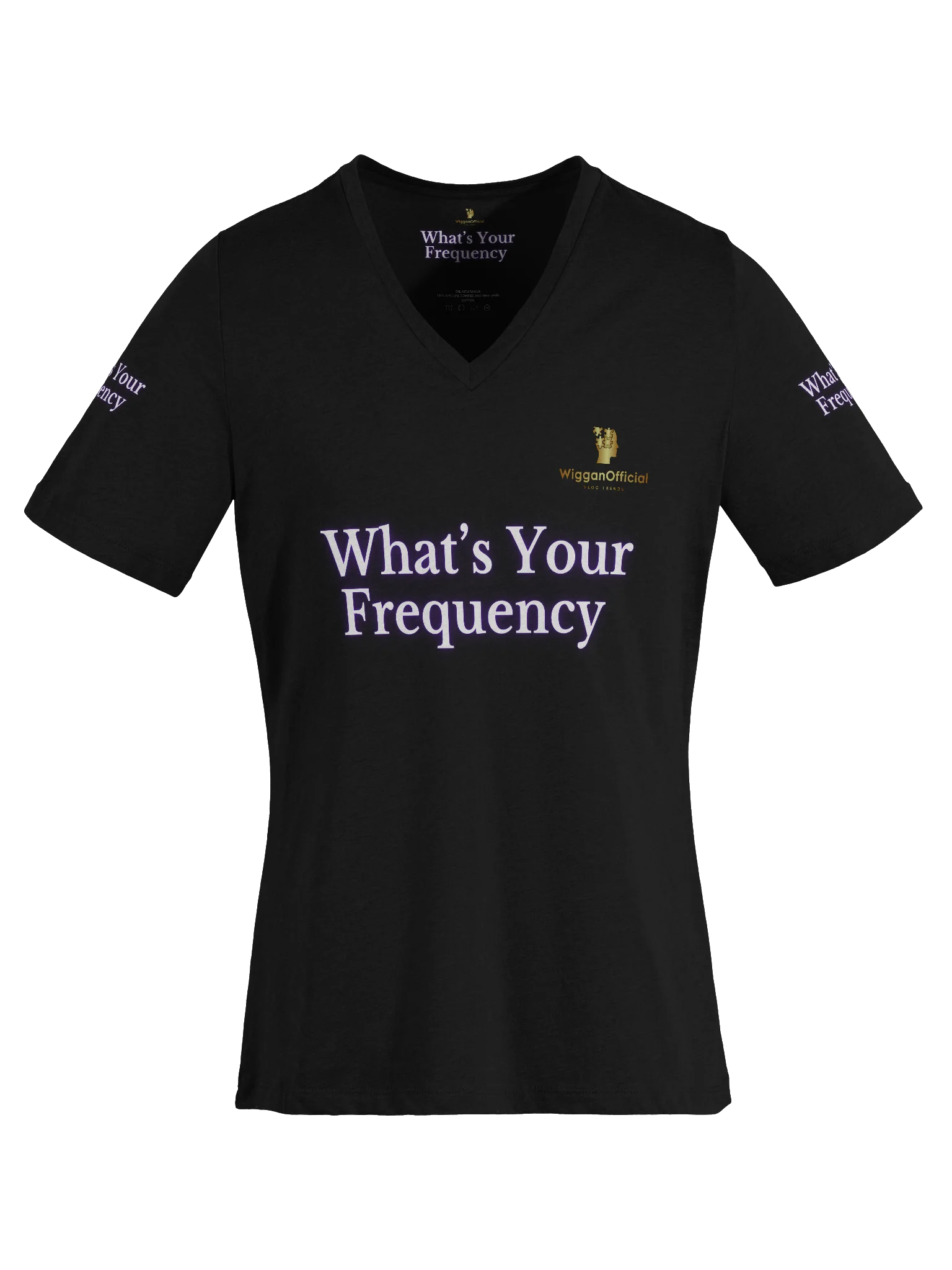 WigganOfficial Frequency Women's Relaxed V-Neck T-Shirt product image (6)