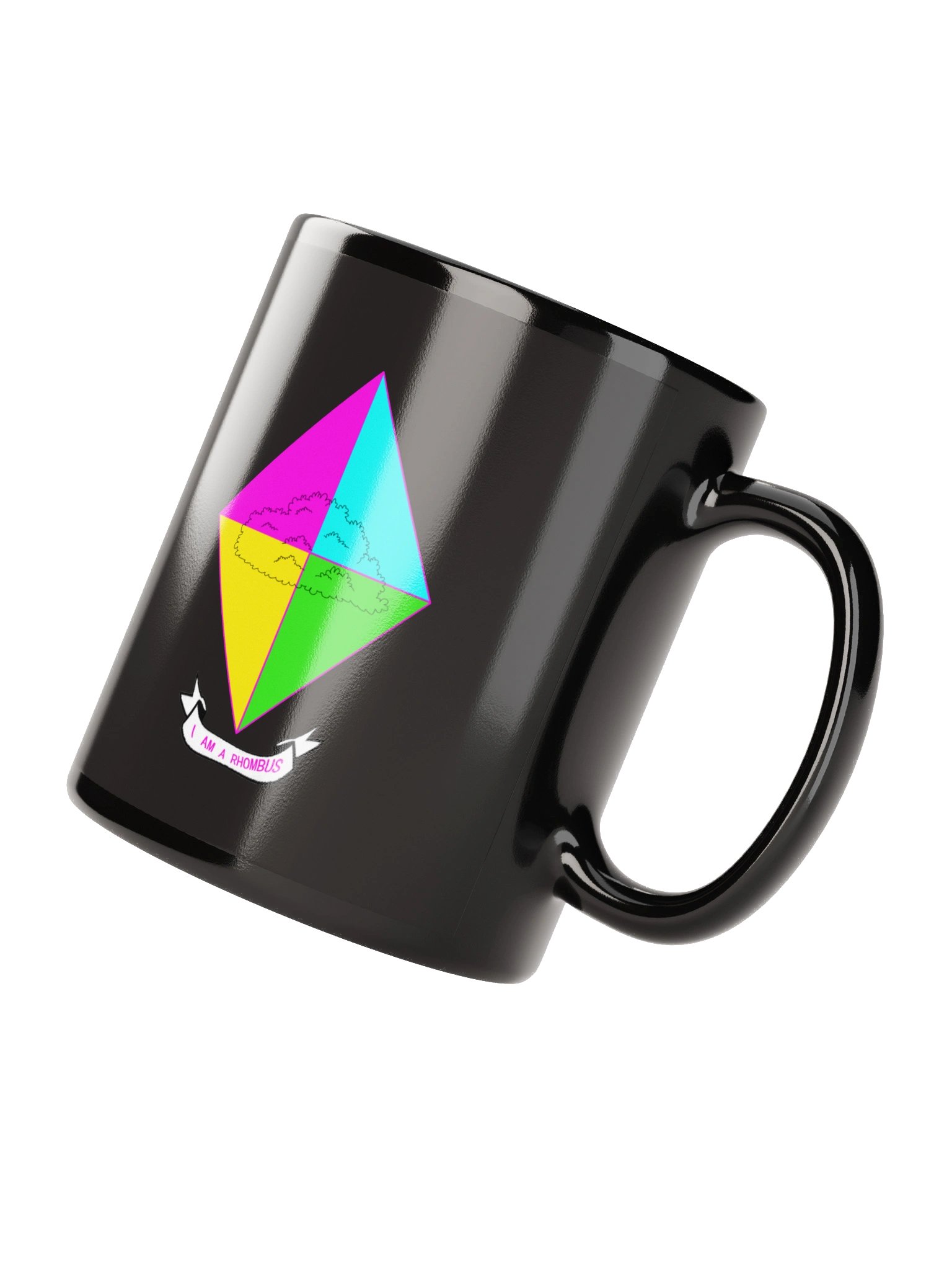 Wee Wee Bush Mug (Black) product image (2)