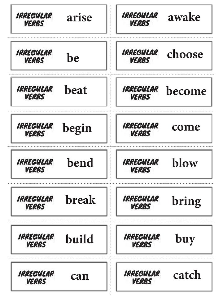 Irregular Verbs Of English product image (2)