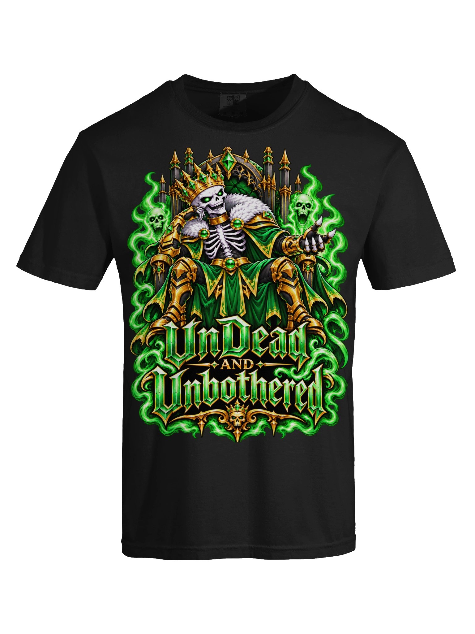 Undead and Unbothered Tee (Green) product image (9)