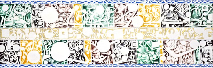 Spring Still Life (1990) on canvas (20" x 60") product image (1)