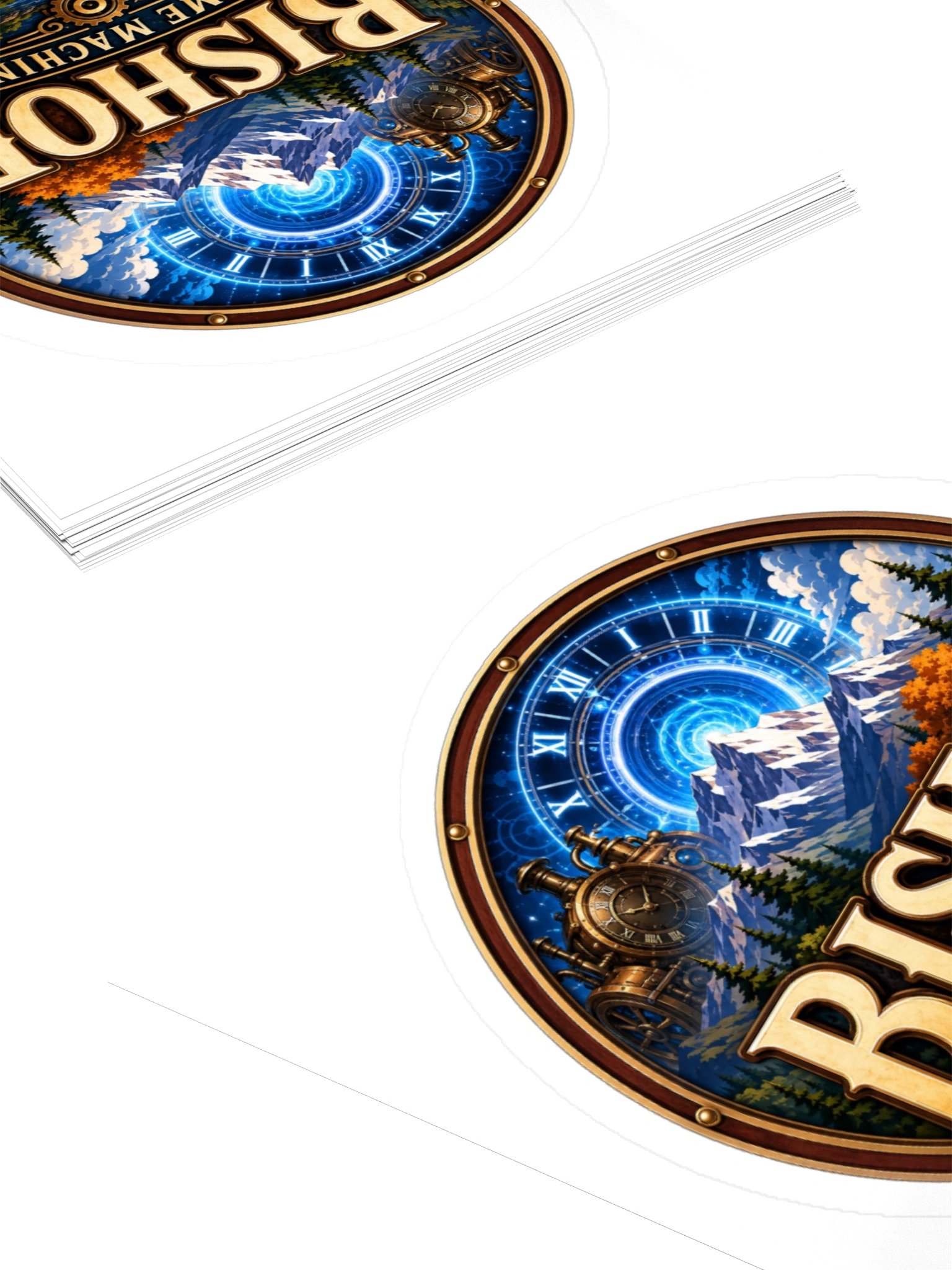 Bishop Time Machine Logo Sticker product image (10)