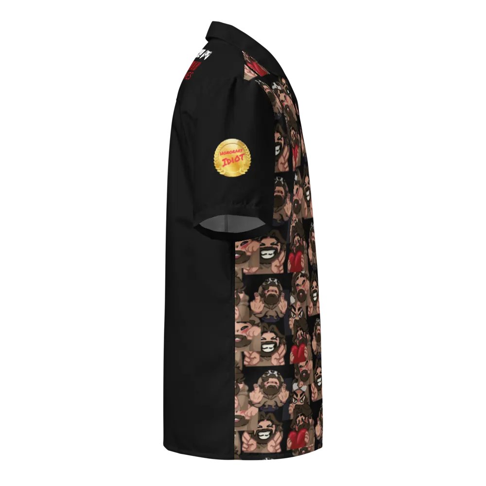 CWxGAMES – Emote All-Over Button-Up product image (5)