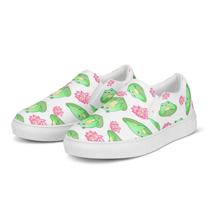 Kawaii Froggie Mens Slip On Shoes product image (1)