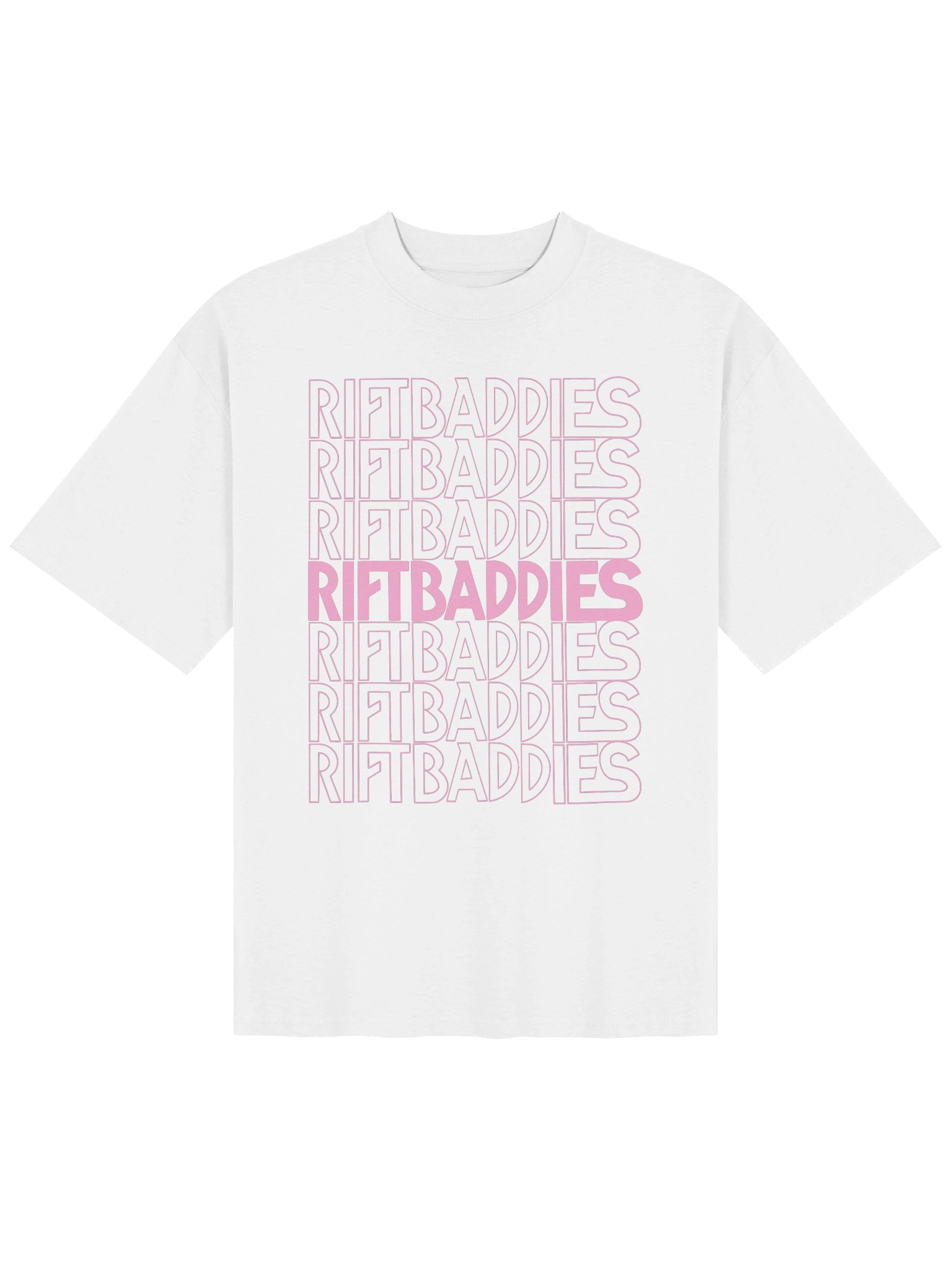 riftbaddies (grocery bag design) unisex oversized tee product image (1)