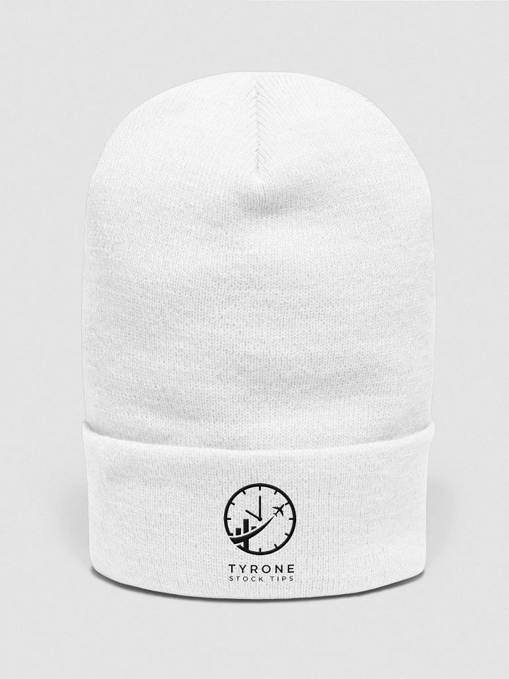 Time Traveler Black Logo Cuffed Beanie product image (1)