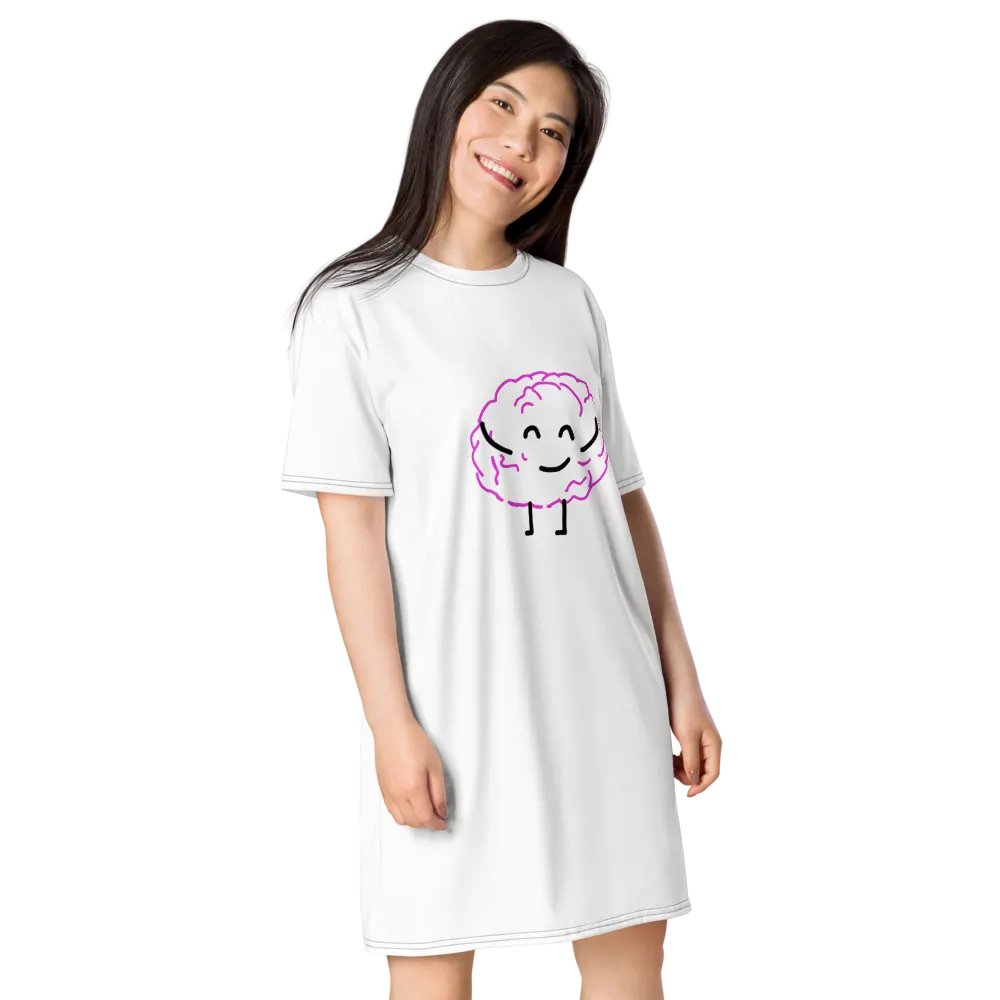 Brainy Brain T-Shirt Dress product image (4)