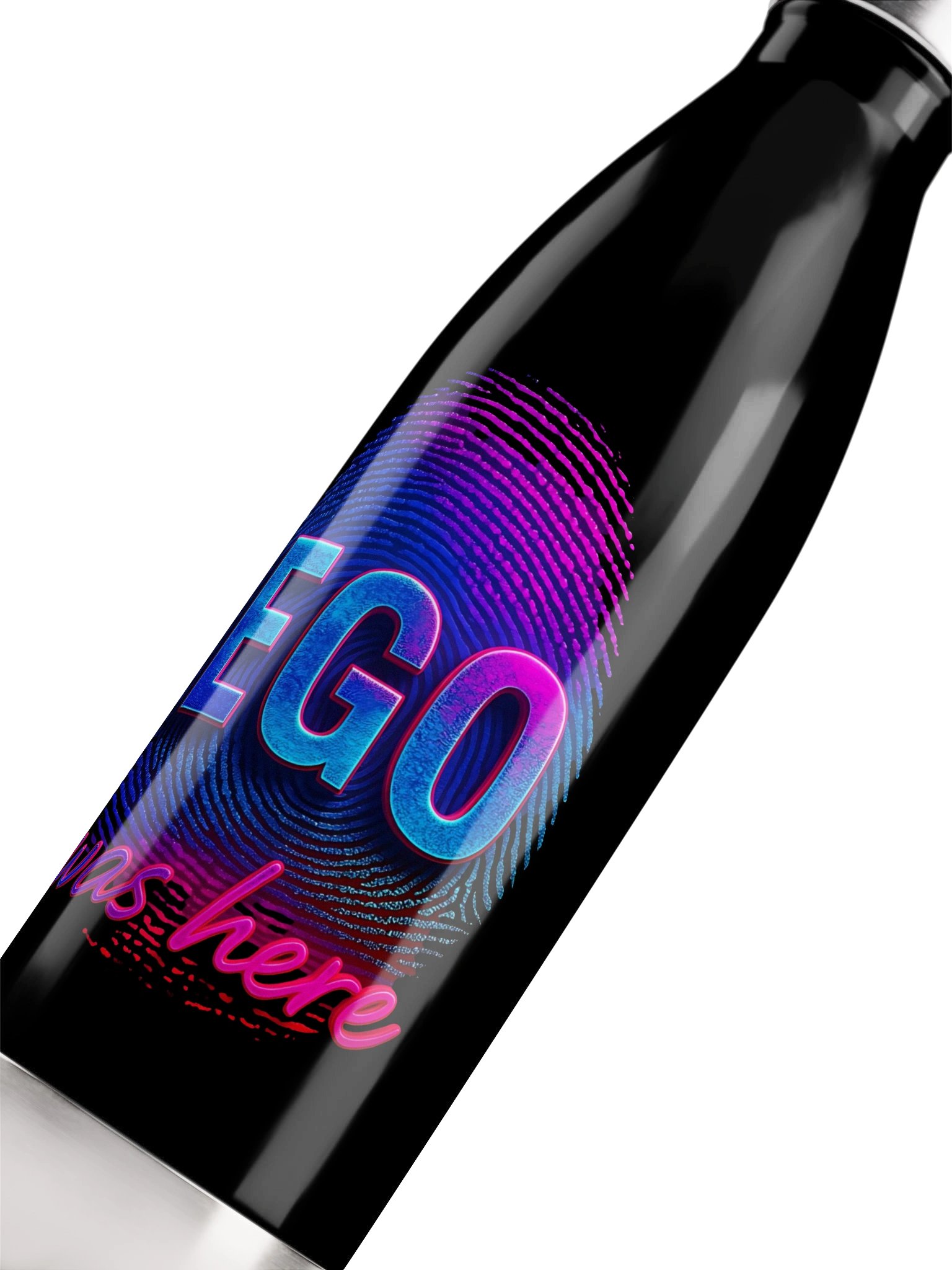 Fingerprint Stainless Steel Water Bottle product image (5)