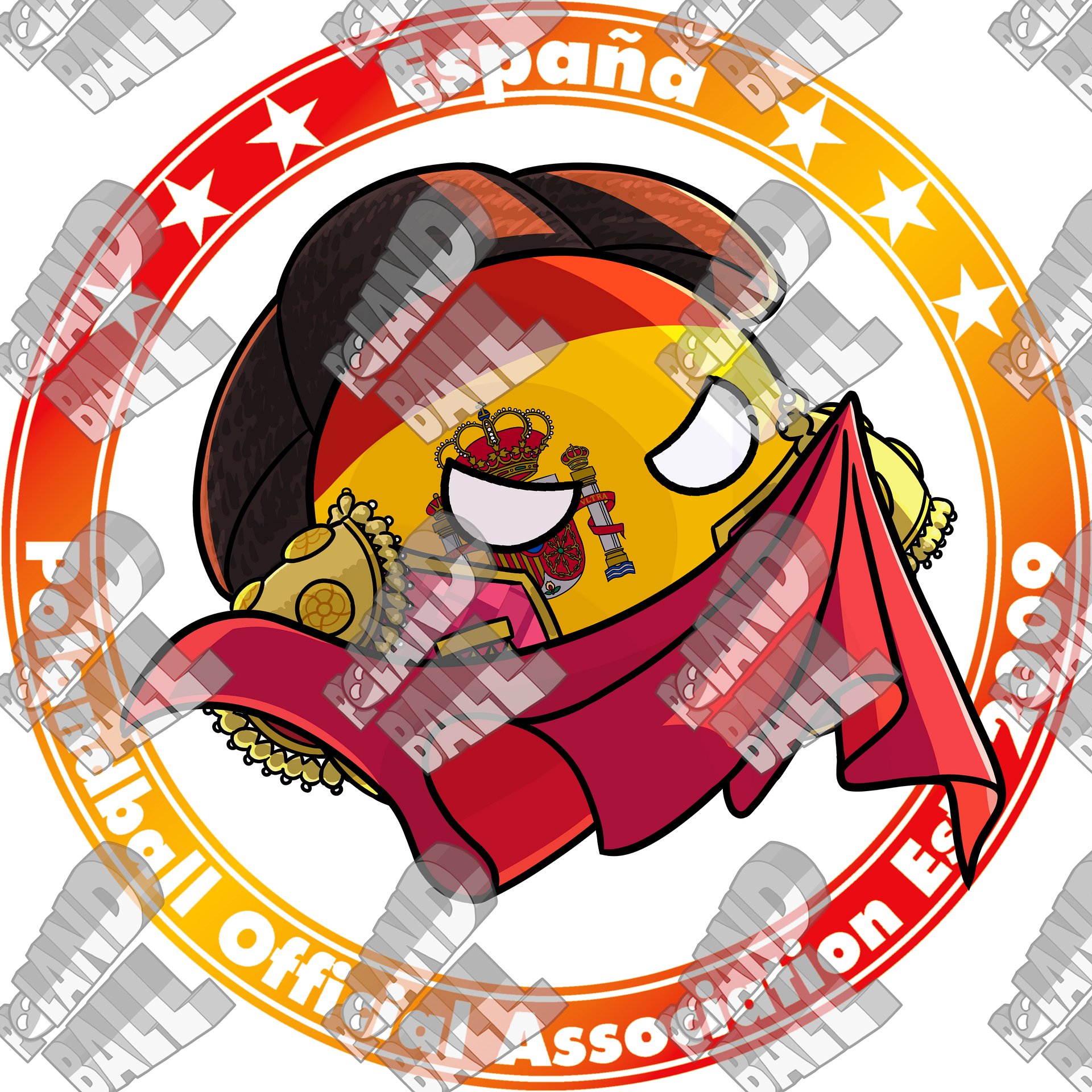 Polandball Official Association T-shirt - Spain product image (5)