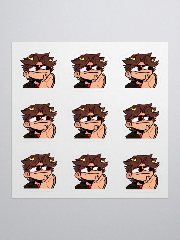 Nukeri Emote Sticker Set - 9x Hmm product image (1)