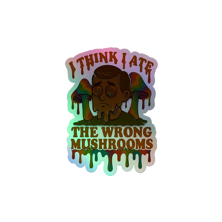 Psychedelic Mushroom Meltdown Sticker Sheet product image (2)