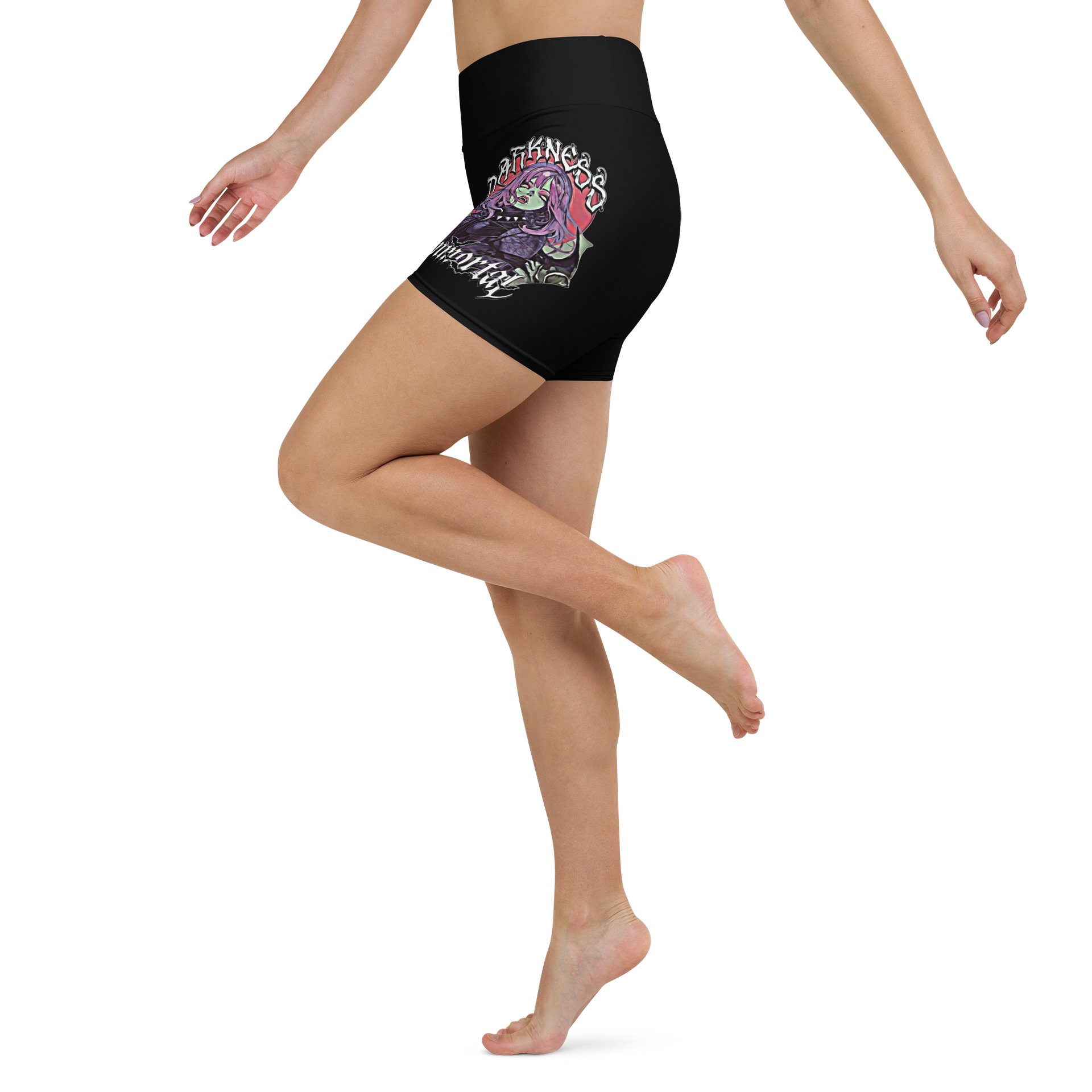Goth Girl Darkness Biker Shorts product image (4)
