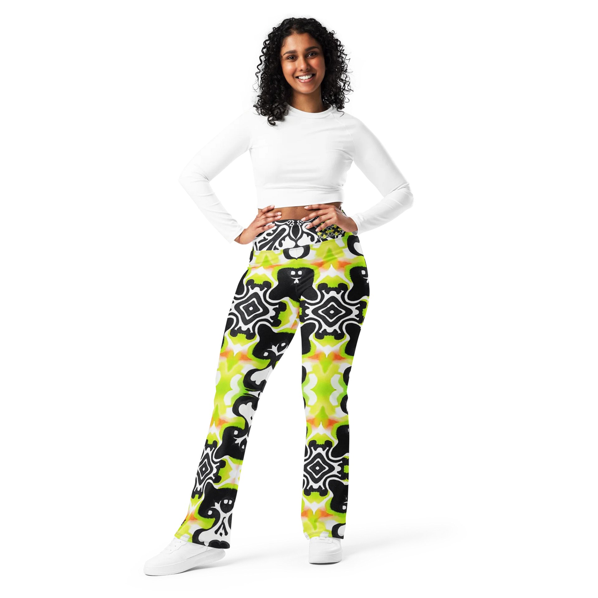Barry Grady 'Dreamy Blossom' Flare Leggings product image (10)