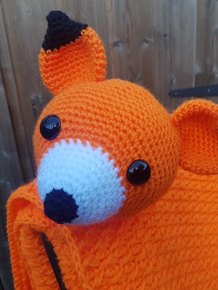Woodland Fox Baby Blanket Crochet Pattern 3-in-1 Toy Lovey PDF Pattern - Crafting Happiness product image (7)