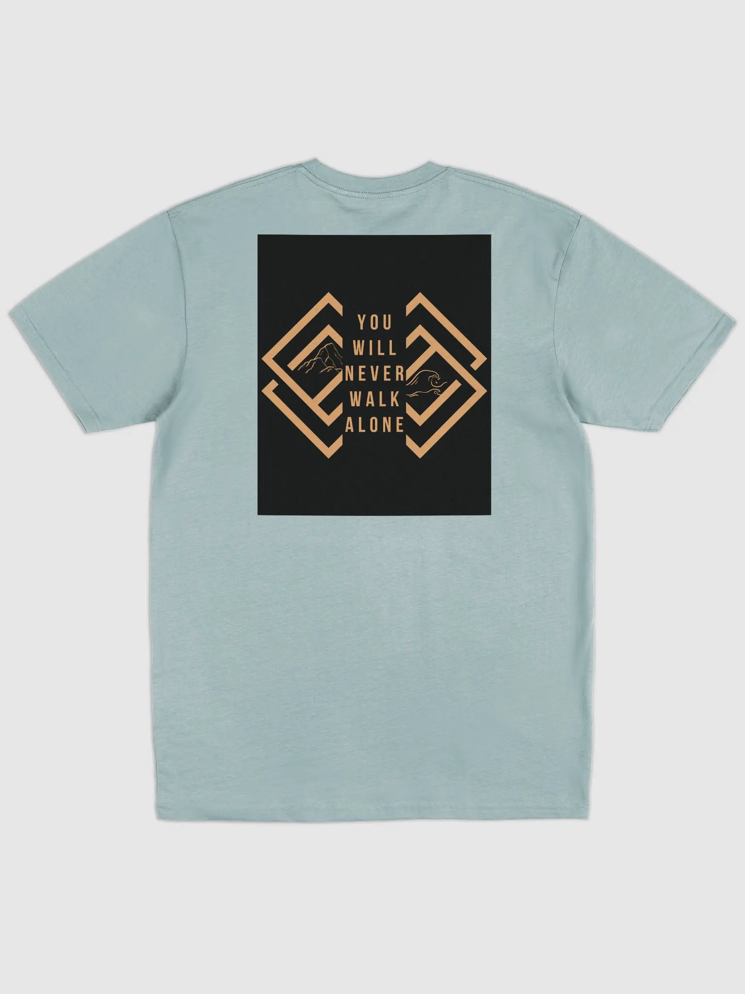 You Will Never Walk Alone Cotton Heritage Men's Premium Heavyweight Tee product image (2)