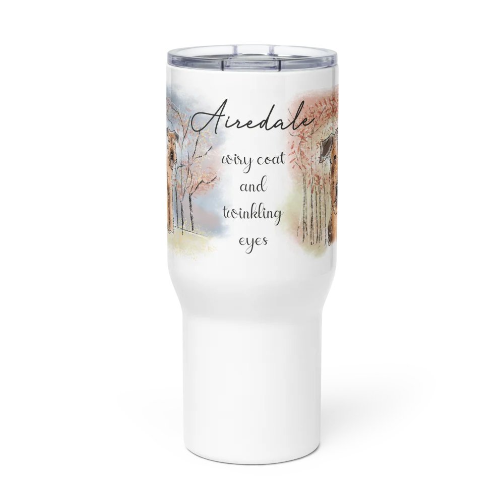 Twinkling Airedale Tales Travel Mug product image (3)