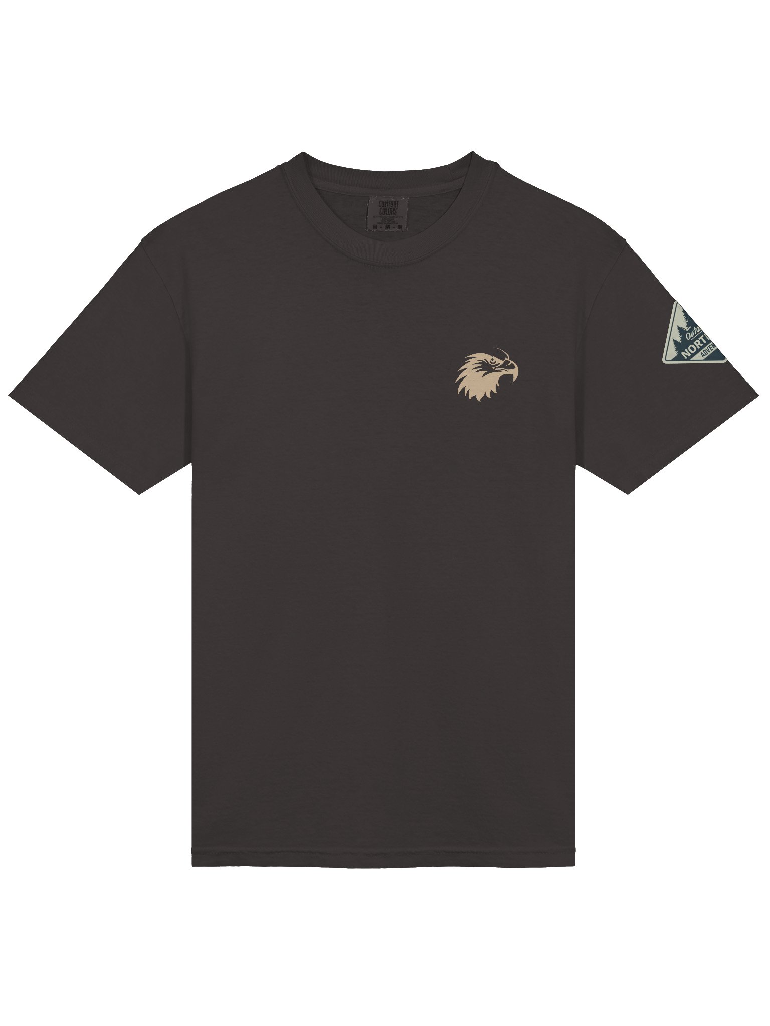 Freedom Found in the Wild – Patriotic Eagle Northwoods T-Shirt product image (2)