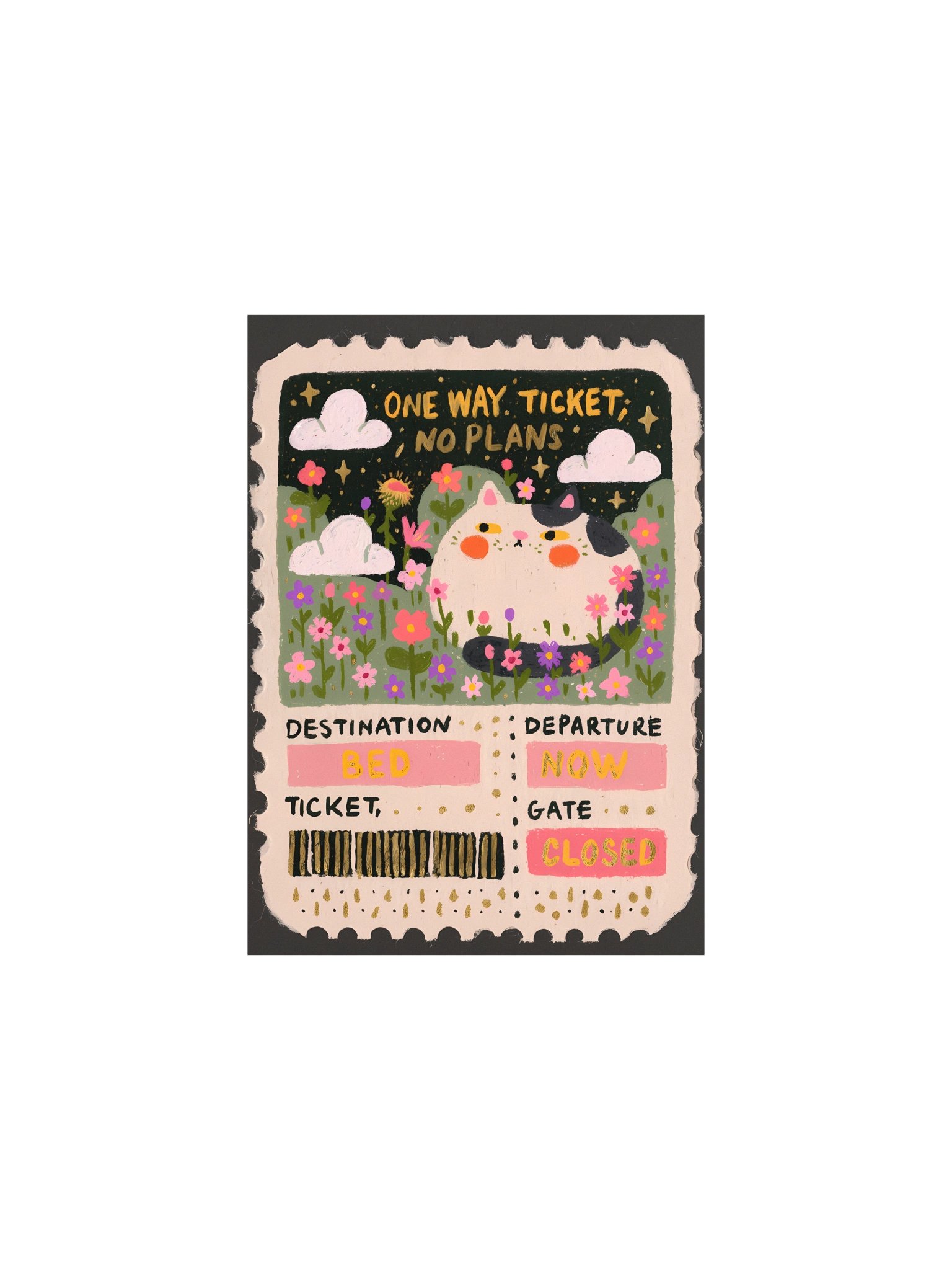 One Way Ticket to Bed product image (3)